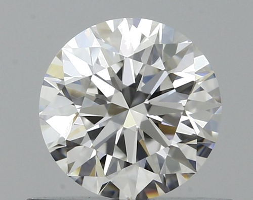 0.51 carat F-VVS1 Excellent cut Natūralus Round Deimantas (1)
