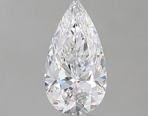 0.4 carat E-VVS2 Natūralus Pear Deimantas (1)