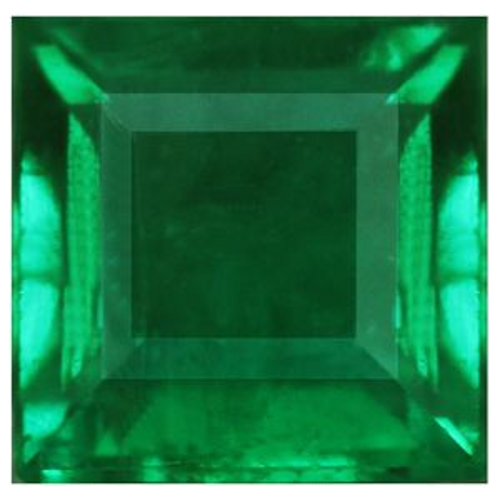 0.65 carat GREEN Square Smaragdas (1)