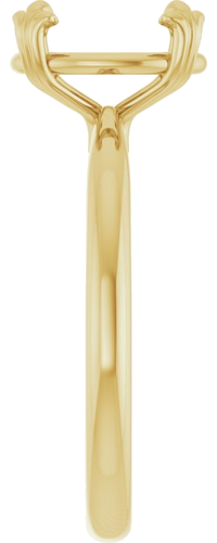 Sužadėtuvių Žiedas „Solitaire“ 14k yellow gold Oval 10mm x 8mm (4)