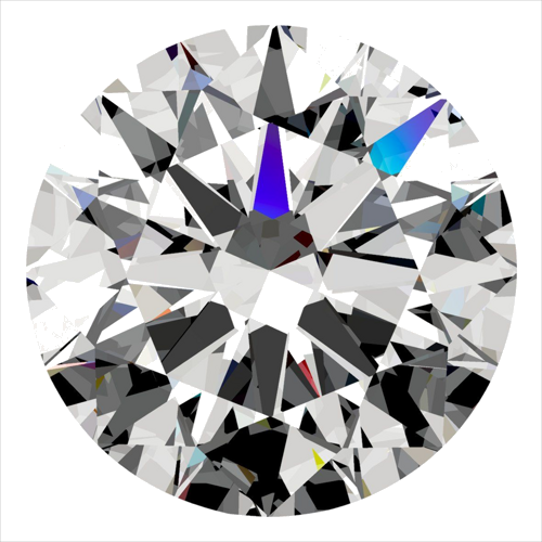 0.3 carat D-VS2 Excellent cut Natūralus Round Deimantas (1)