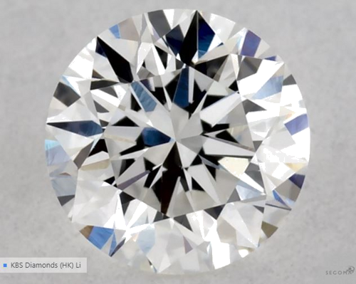 0.3 carat F-VS2 Excellent cut Natūralus Round Deimantas (1)