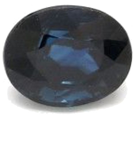 0.38 carat BLUE BRILLIANTSTEP cut Oval Safyras (1)