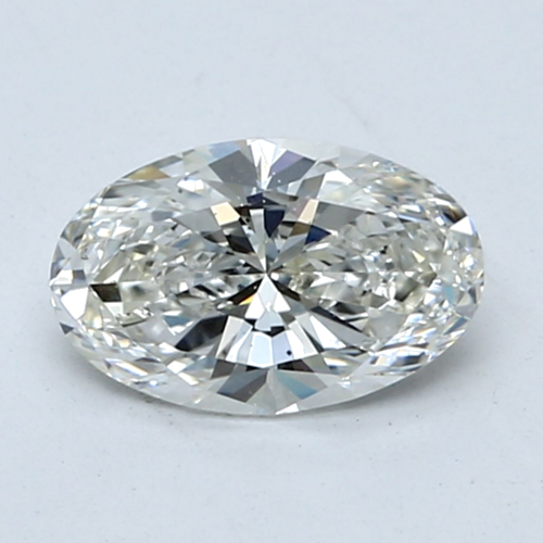1.01 carat I-SI1 Natūralus Oval Deimantas (1)