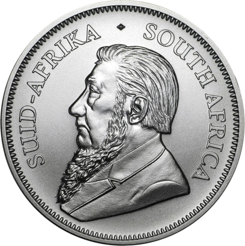 1 oz Крюгерранд 2022 Южная Африка серебряная монета (2)