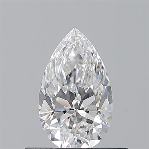 0.5 carat E-VVS1 Natūralus Pear Deimantas (1)