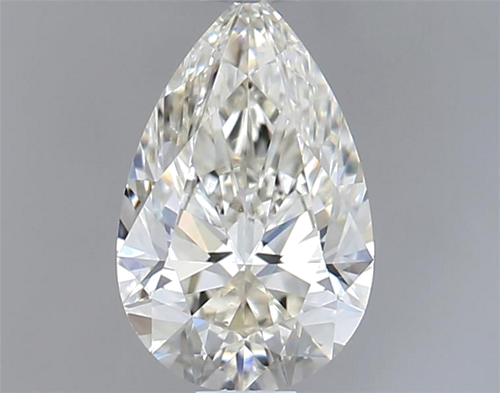 0.71 carat K-VS2 Natūralus Pear Deimantas (1)