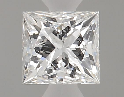 0.35 carat F-SI2 Natūralus Princess Deimantas (1)
