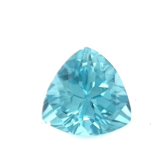 0.36 carat BLUE Trilliant Tourmaline (1)