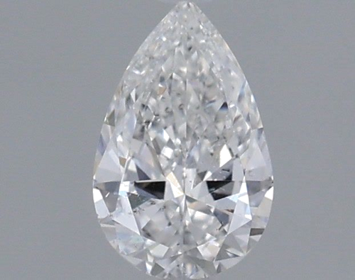 0.25 carat D-SI2 Natūralus Pear Deimantas (1)