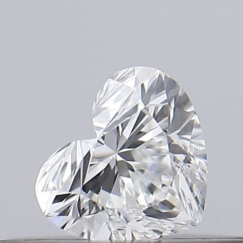 0.18 carat G-VVS1 Natūralus Heart Deimantas (1)