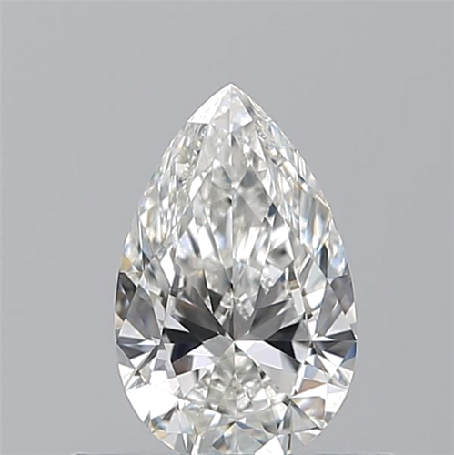 0.51 carat G-VVS1 Natūralus Pear Deimantas (1)