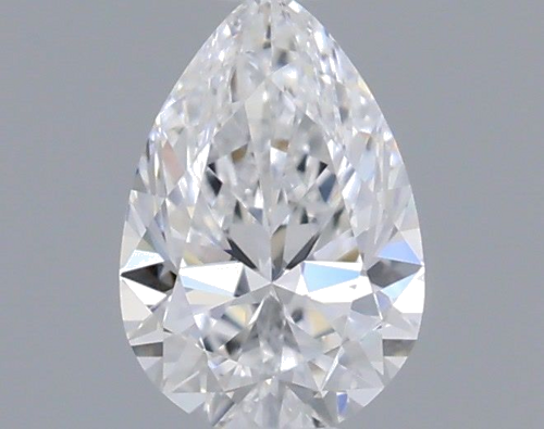 0.3 carat D-VVS2 Natūralus Pear Deimantas (1)