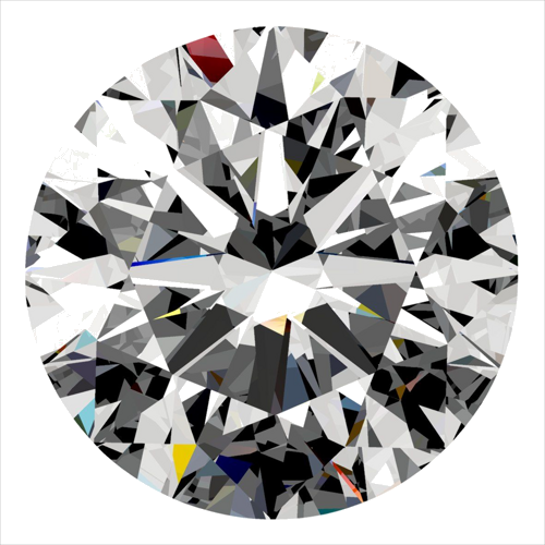 0.4 carat F-VS2 Excellent cut Natūralus Round Deimantas (1)