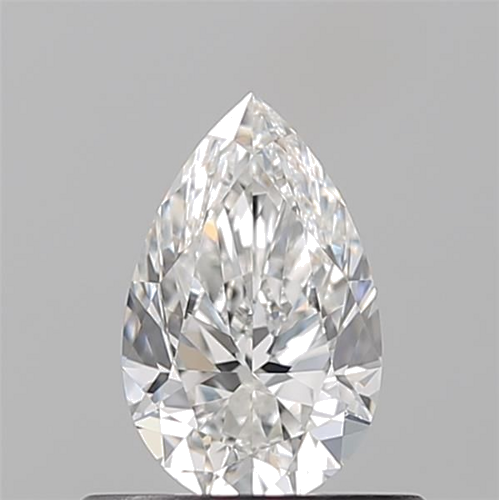 0.51 carat F-VVS1 Natūralus Pear Deimantas (1)