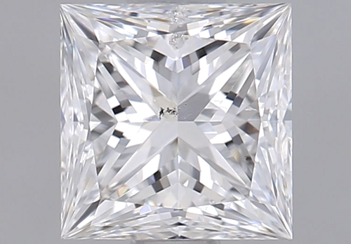 0.91 carat E-SI2 Natūralus Princess Deimantas (1)