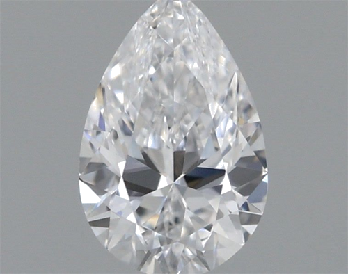 0.3 carat D-VVS2 Natūralus Pear Deimantas (1)
