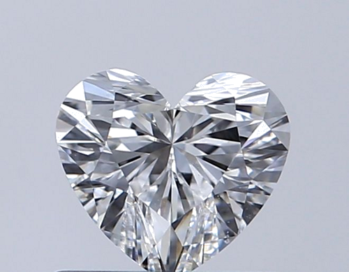 0.6 carat E-VS2 Natūralus Heart Deimantas (1)