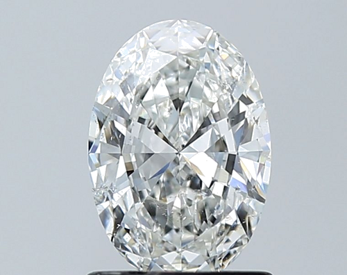 1.01 carat G-SI2 Natūralus Oval Deimantas (1)