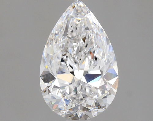 1.5 carat D-VS2 Natūralus Pear Deimantas (1)
