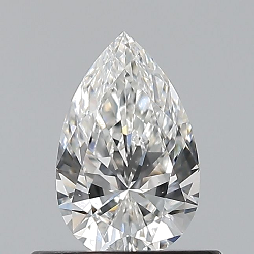 0.5 carat F-VS2 Natūralus Pear Deimantas (1)