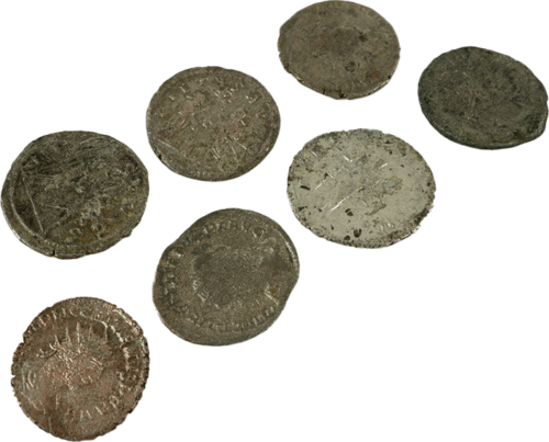 II Denarius Emperor Gallienus (253-268 m.) Roman Empire Silver Coin (11)