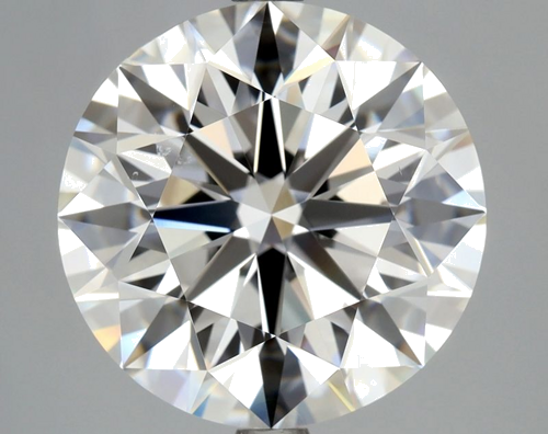 6.01 carat F-SI1 Excellent cut Natūralus Round Deimantas (1)