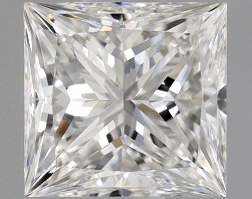 0.58 carat G-VVS2 Natūralus Princess Deimantas (1)