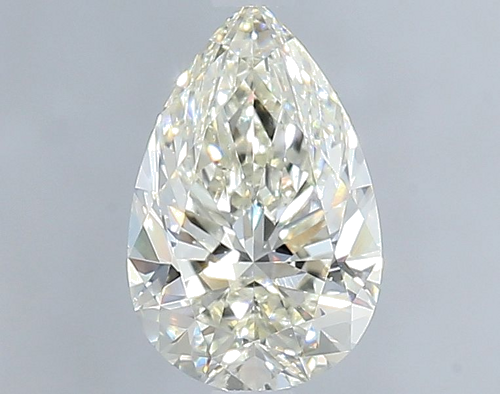 1.0 carat K-VS2 Natūralus Pear Deimantas (1)