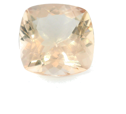 7.44 carat PINK Cushion Morganite (1)