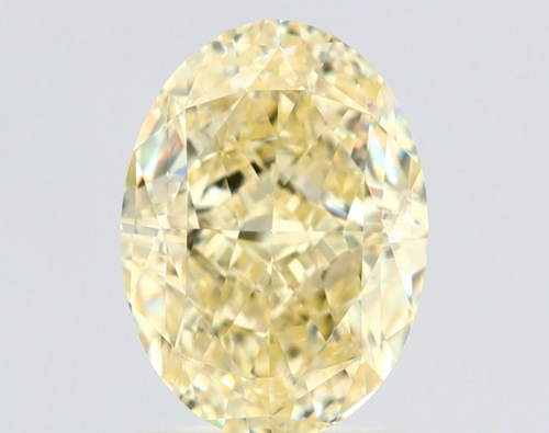 2.03 carat Fancy Light Yellow-VS1 Natūralus Oval Deimantas (1)