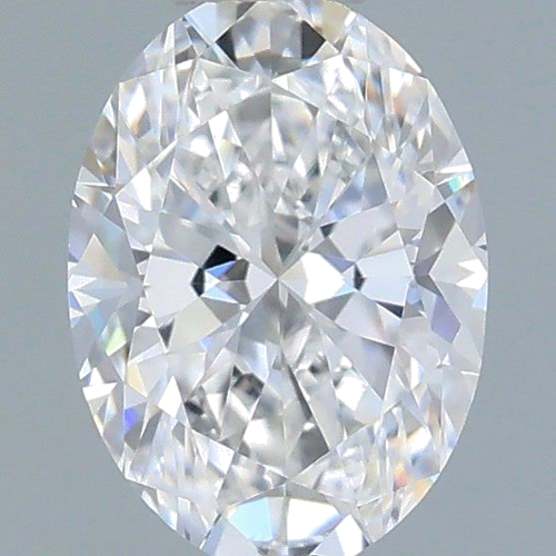 0.5 carat D-VVS2 Natūralus Oval Deimantas (1)
