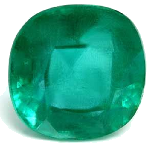 3.21 carat GREEN Cushion Smaragdas (1)