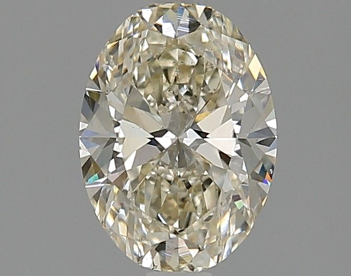 1.5 carat K-SI1 Natūralus Oval Deimantas (1)