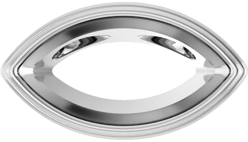 Pakabukas „Bezel-Set Solitaire“ 14k white gold Marquise 10mm x 5mm (1)