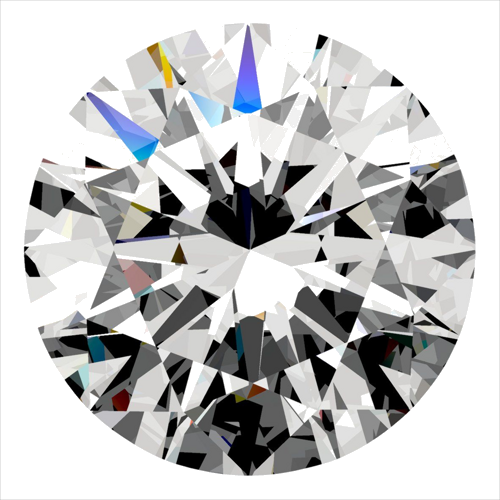 0.33 carat F-VVS1 Excellent cut Natūralus Round Deimantas (1)