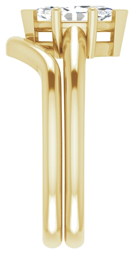 14K Yellow 9x4.5 mm Marquise Solitaire Engagement Ring Mounting (9)