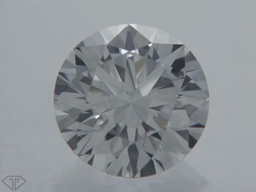 0.53 carat F-VVS1 Excellent cut Natūralus Round Deimantas (1)