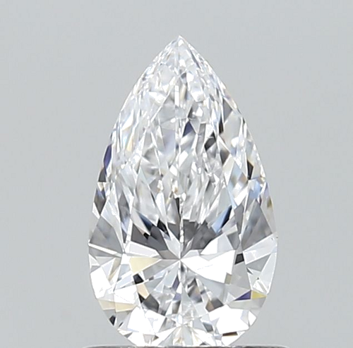 0.7 carat D-VS2 Natūralus Pear Deimantas (1)
