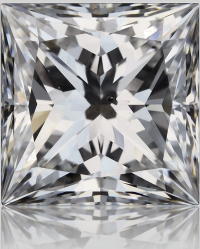 2.03 carat D-SI2 Natūralus Princess Deimantas (1)