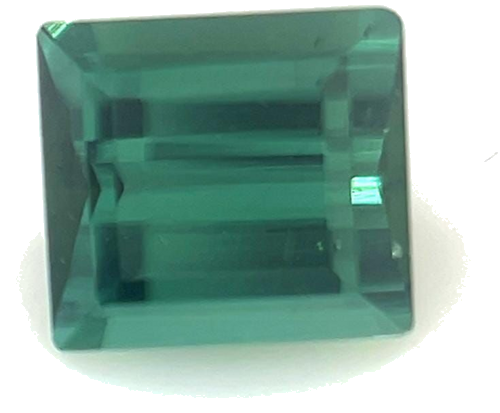 0.38 carat BLUE Baguette Tourmaline (1)