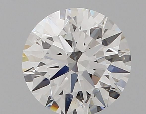 0.53 carat F-SI1 Excellent cut Natūralus Round Deimantas (1)