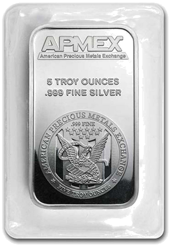 5 oz Apmex silver bar (3)