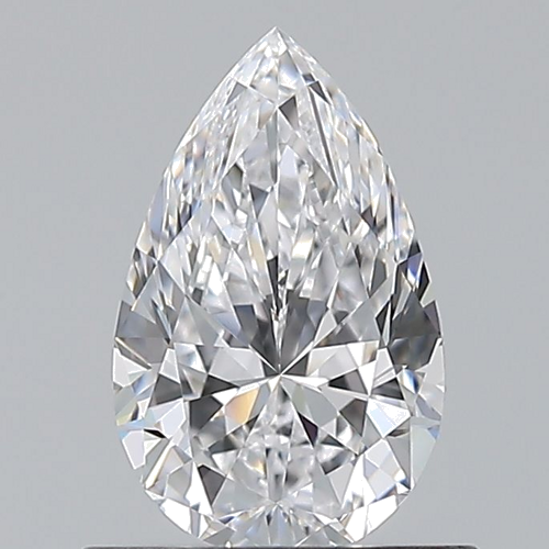 0.7 carat D-IF Natūralus Pear Deimantas (1)