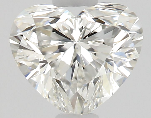 0.53 carat G-VVS1 Natūralus Heart Deimantas (1)