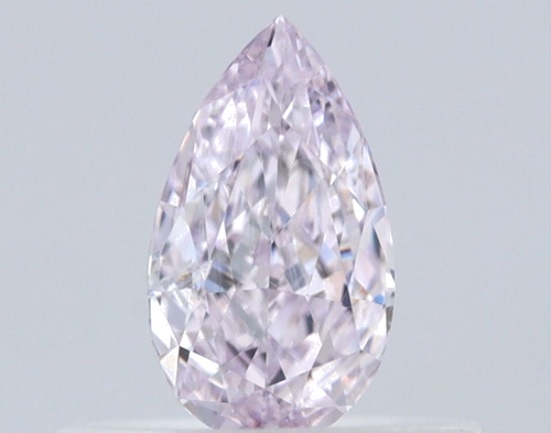 0.3 carat Light Pink-VS2 Natūralus Pear Deimantas (1)