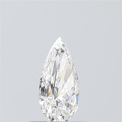 0.53 carat F-VVS2 Natūralus Pear Deimantas (1)