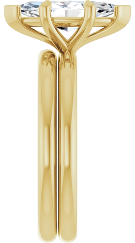 Sužadėtuvių Žiedas „Claw-Prong Solitaire“ 14k yellow gold Marquise 12mm x 6mm (9)