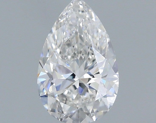 0.5 carat F-VS2 Natūralus Pear Deimantas (1)