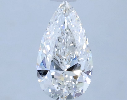 0.49 carat G-VVS2 Natūralus Pear Deimantas (1)